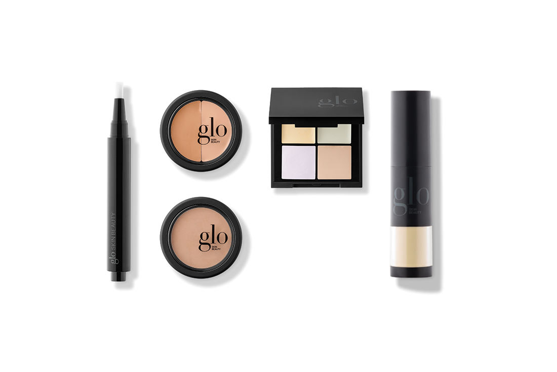 Liquid Bright Concealer, Under Eye Concealer, Oil Free Camouflage, Corrective Camouflage Kit & Redness Relief Powder